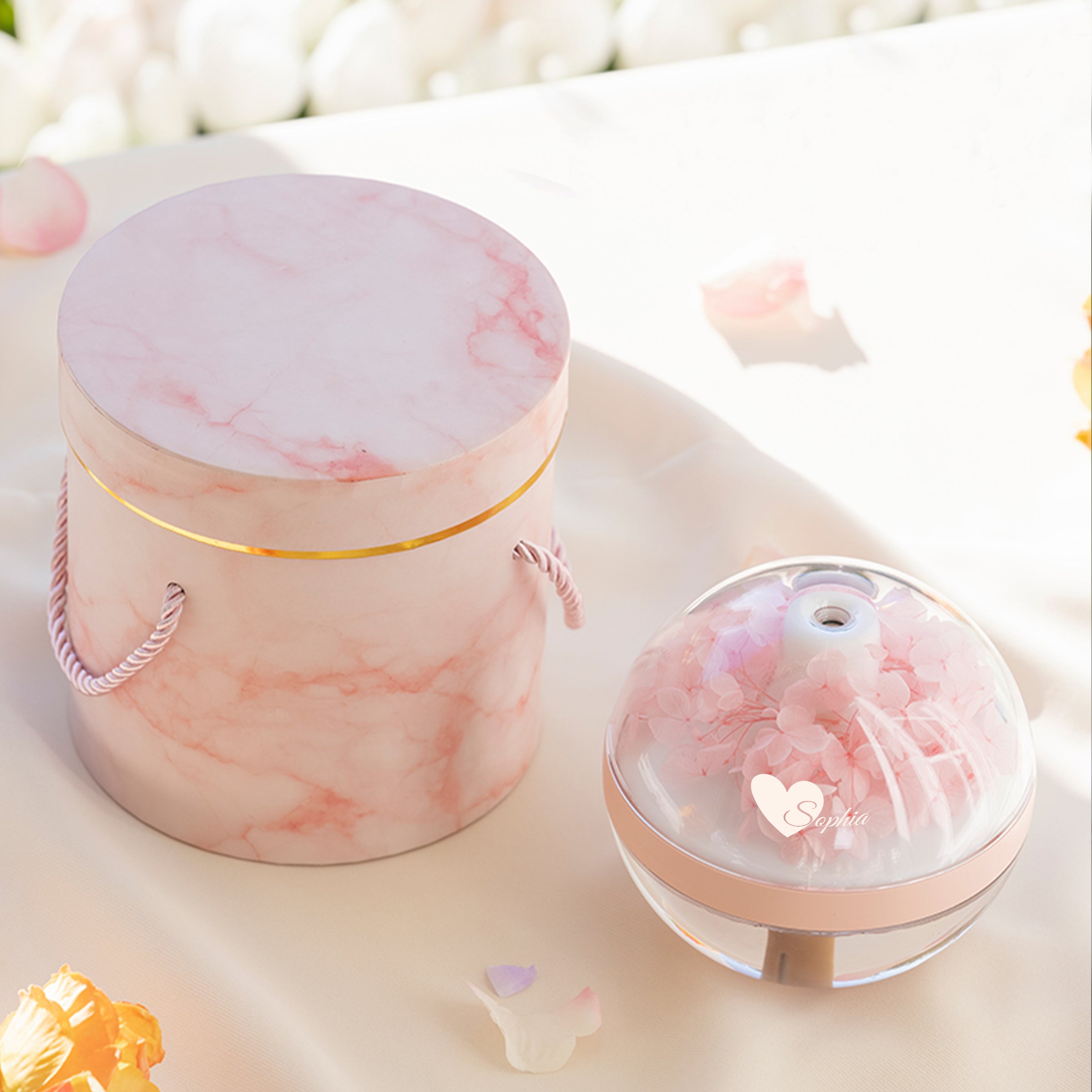 Creative Valentine's Day Gifts | 情人節永生花加濕器 高級送禮客製加濕器
