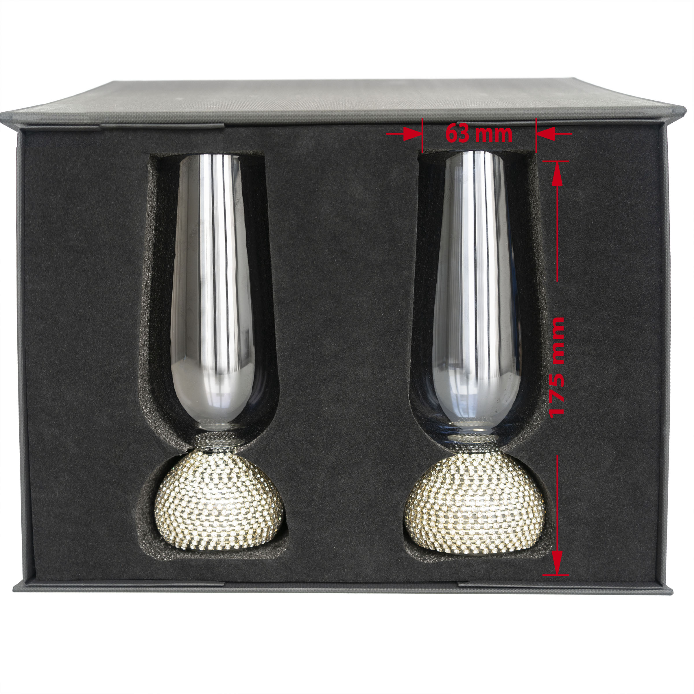 Crystal Wine Glasses Set