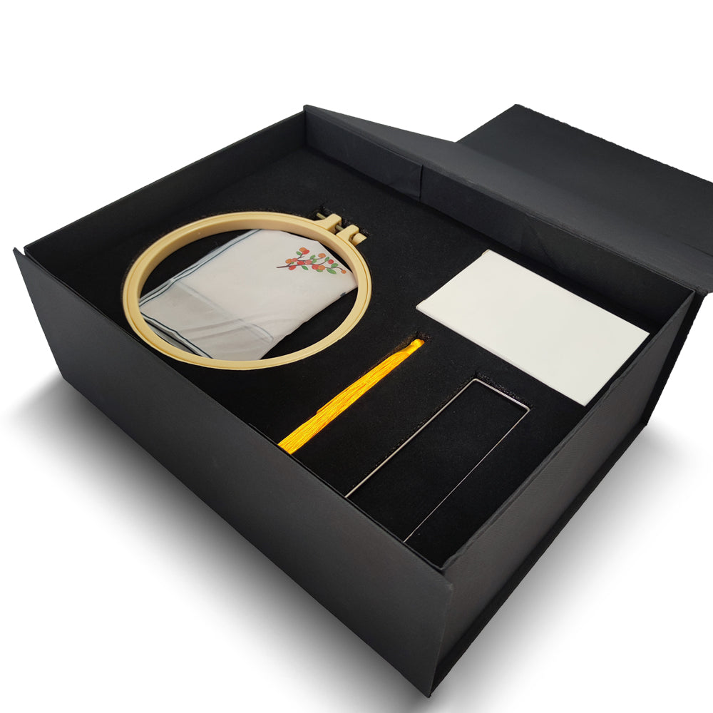 DIY Hand Embroidered Bookmark Kit