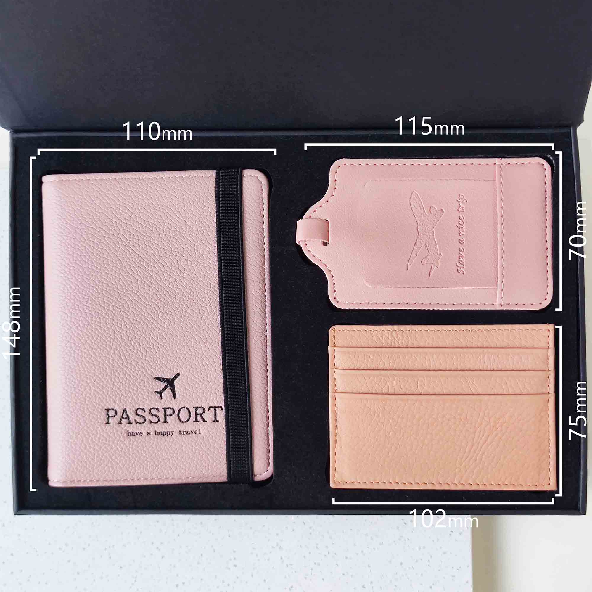 Pink travel companion set