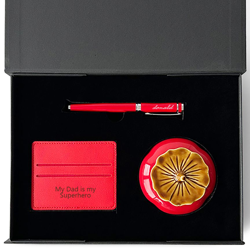 Elegant Red Collection Gift Set,Red Executive Gift Set