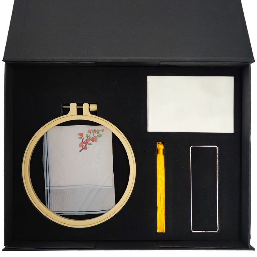 DIY Hand Embroidered Bookmark Kit