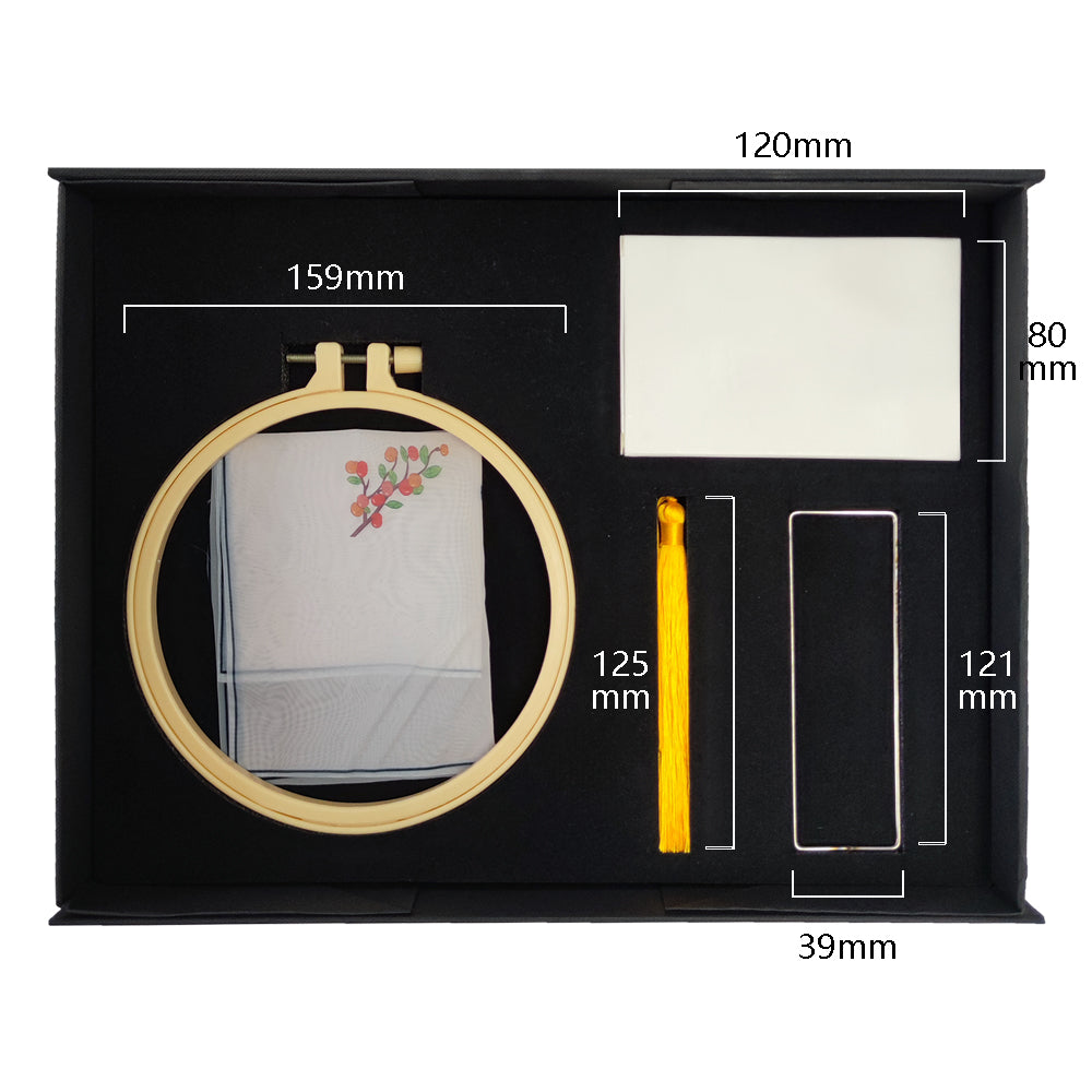 DIY Hand Embroidered Bookmark Kit