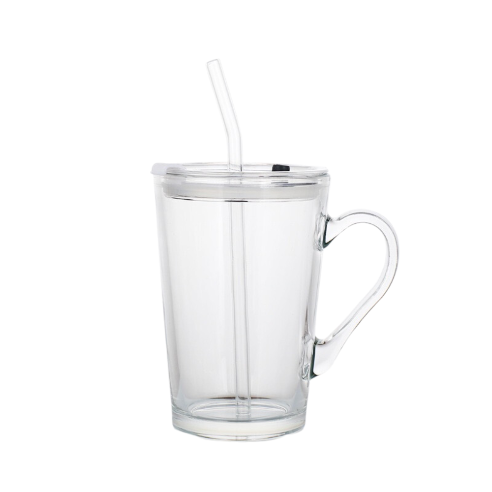 Portable Tumbler With Straw| 客製化企業紀念禮品 便攜隨行玻璃吸管杯
