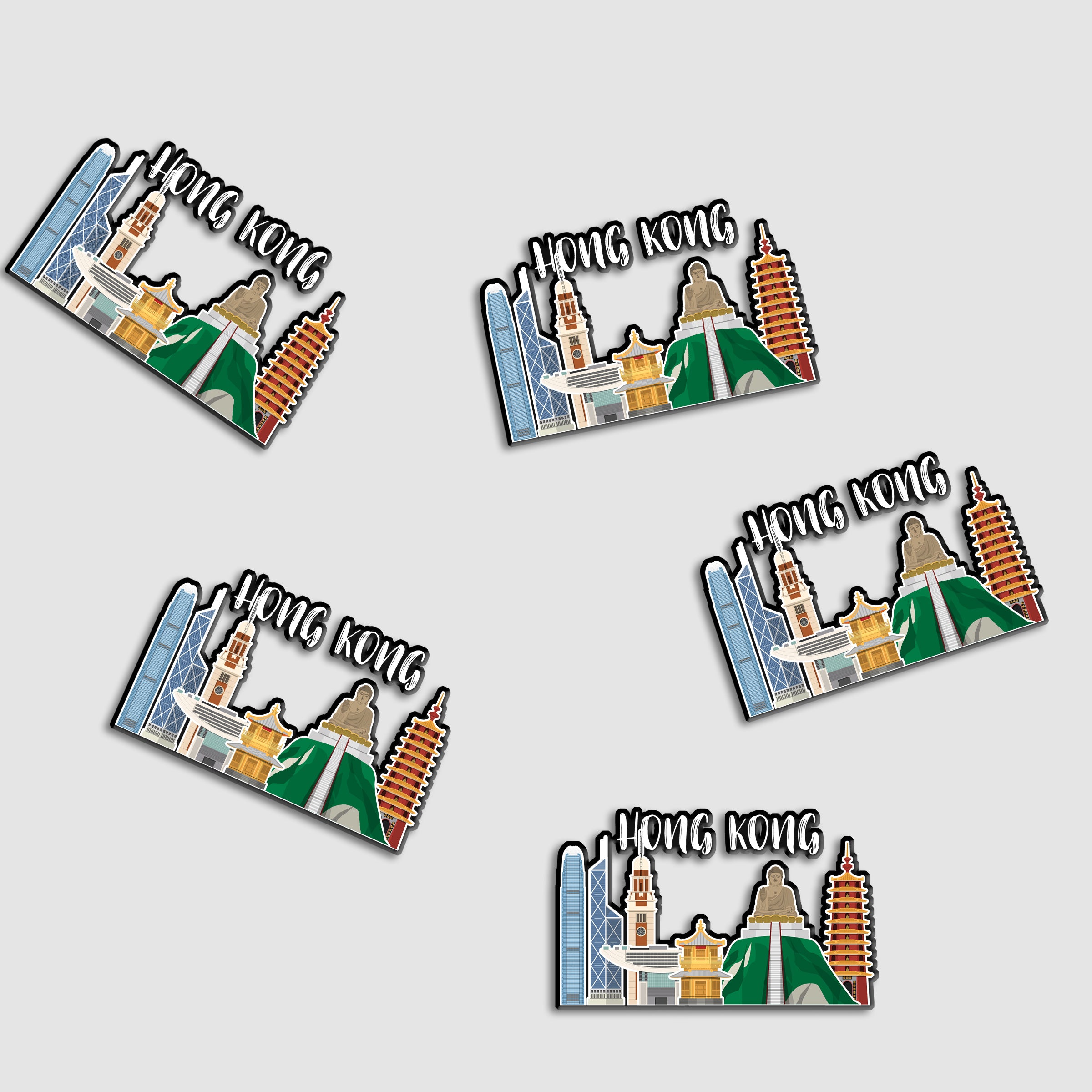 Hong Kong sentimental souvenirs | 客製香港情懷禮品 定製香港專屬建築冰箱貼