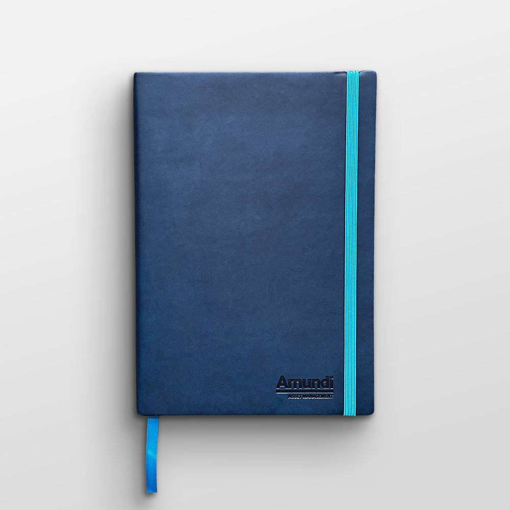 [Case Studies]Amundi | Business Notebook with Elastic Strap