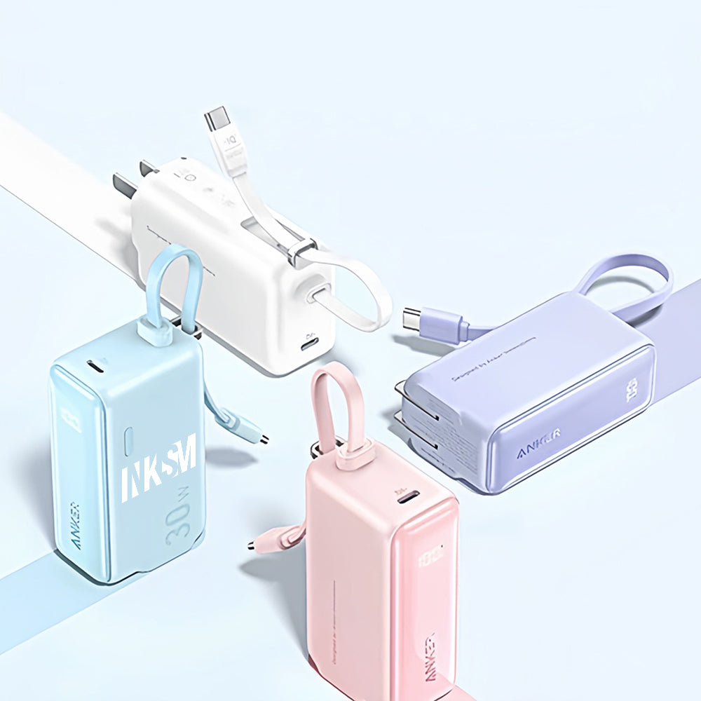 Anker powerbank| Type-C自帶線充電器行動電源數據線三合一BG02-40