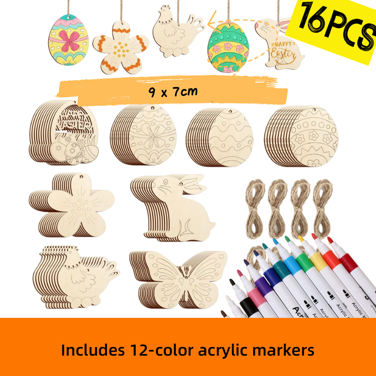 Easter 手工DIY 彩蛋 DIY 兔子 手工禮品(家庭作業)現場活動禮品 現場活動手工製作 BG23-223