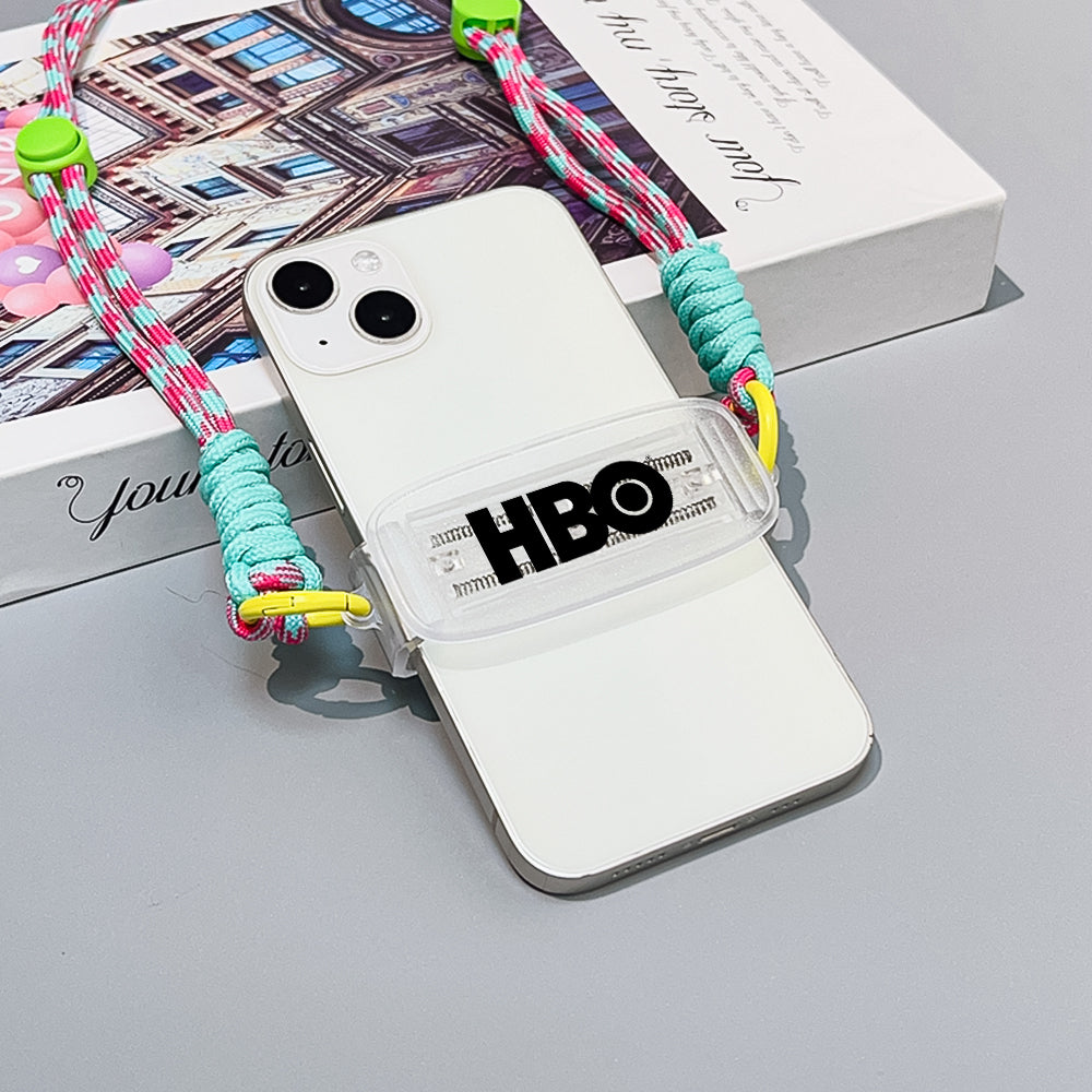 Transparent Phone Clip Lanyard | 透明手機夾斜孭挂繩 BG27-35
