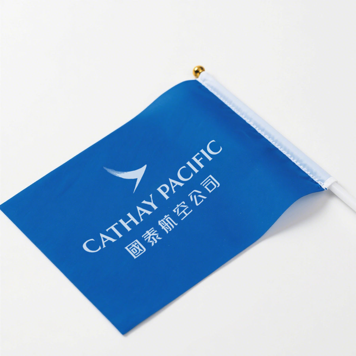 【定製】數碼印刷手搖旗 滌綸布+不銹鋼旗桿 防塵OPP袋包裝