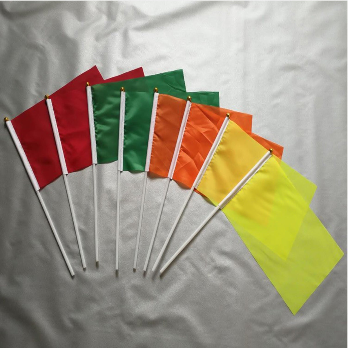 【定製】數碼印刷手搖旗 滌綸布+不銹鋼旗桿 防塵OPP袋包裝