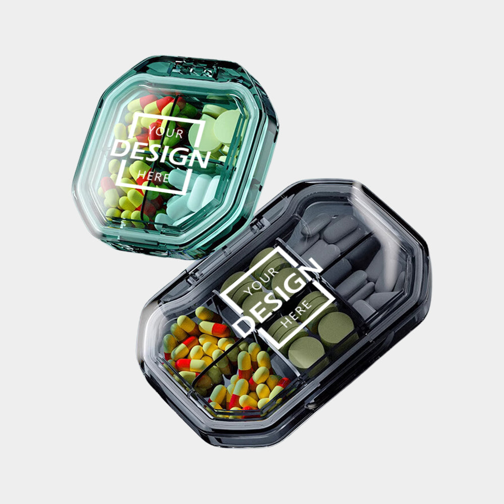 Transparent traveller's pill box | 透明分格防潮藥盒 BG23-188