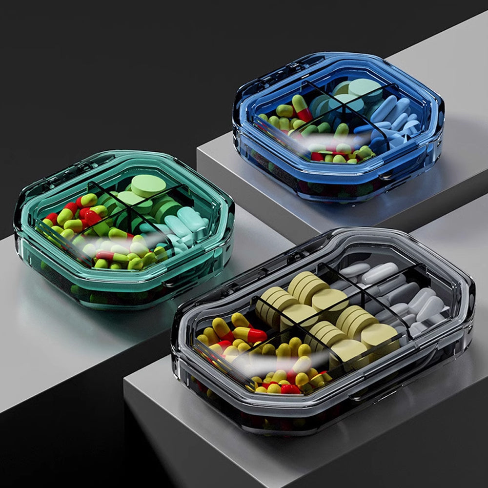 Transparent traveller's pill box | 透明分格防潮藥盒 BG23-188