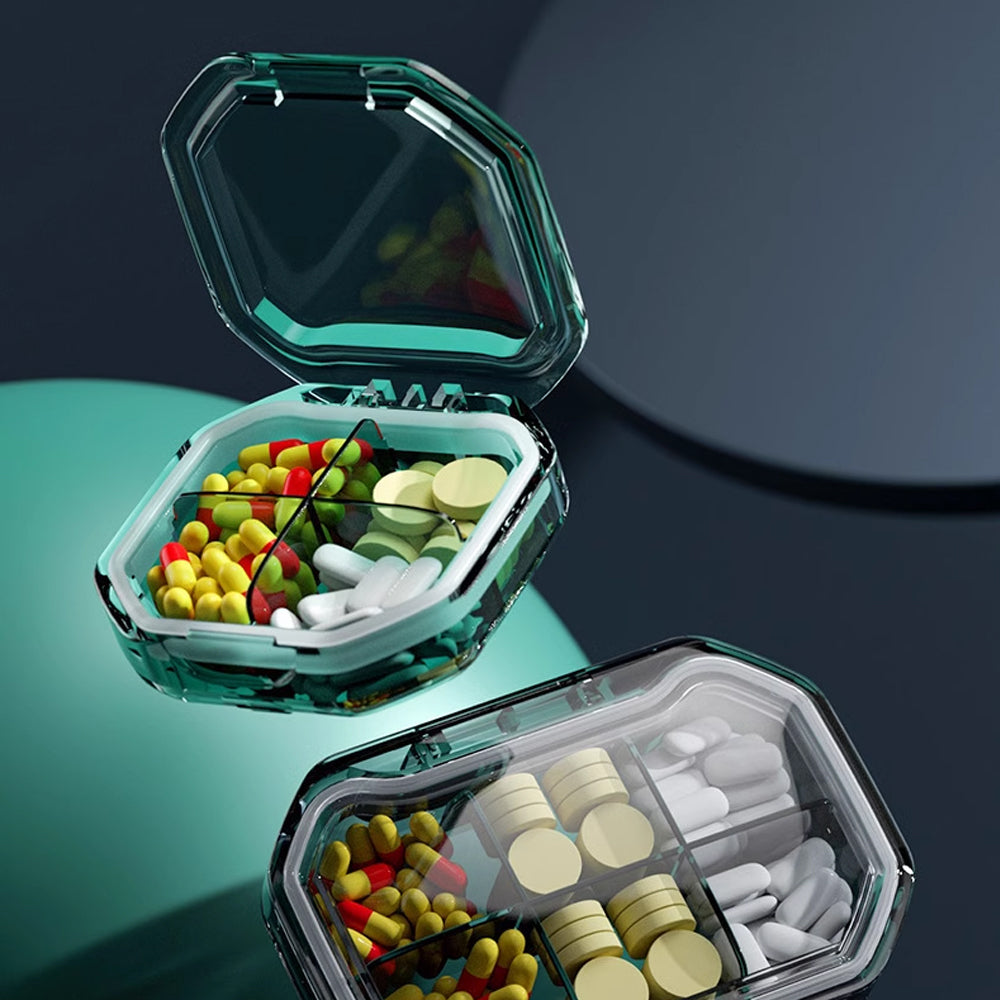 Transparent traveller's pill box | 透明分格防潮藥盒 BG23-188