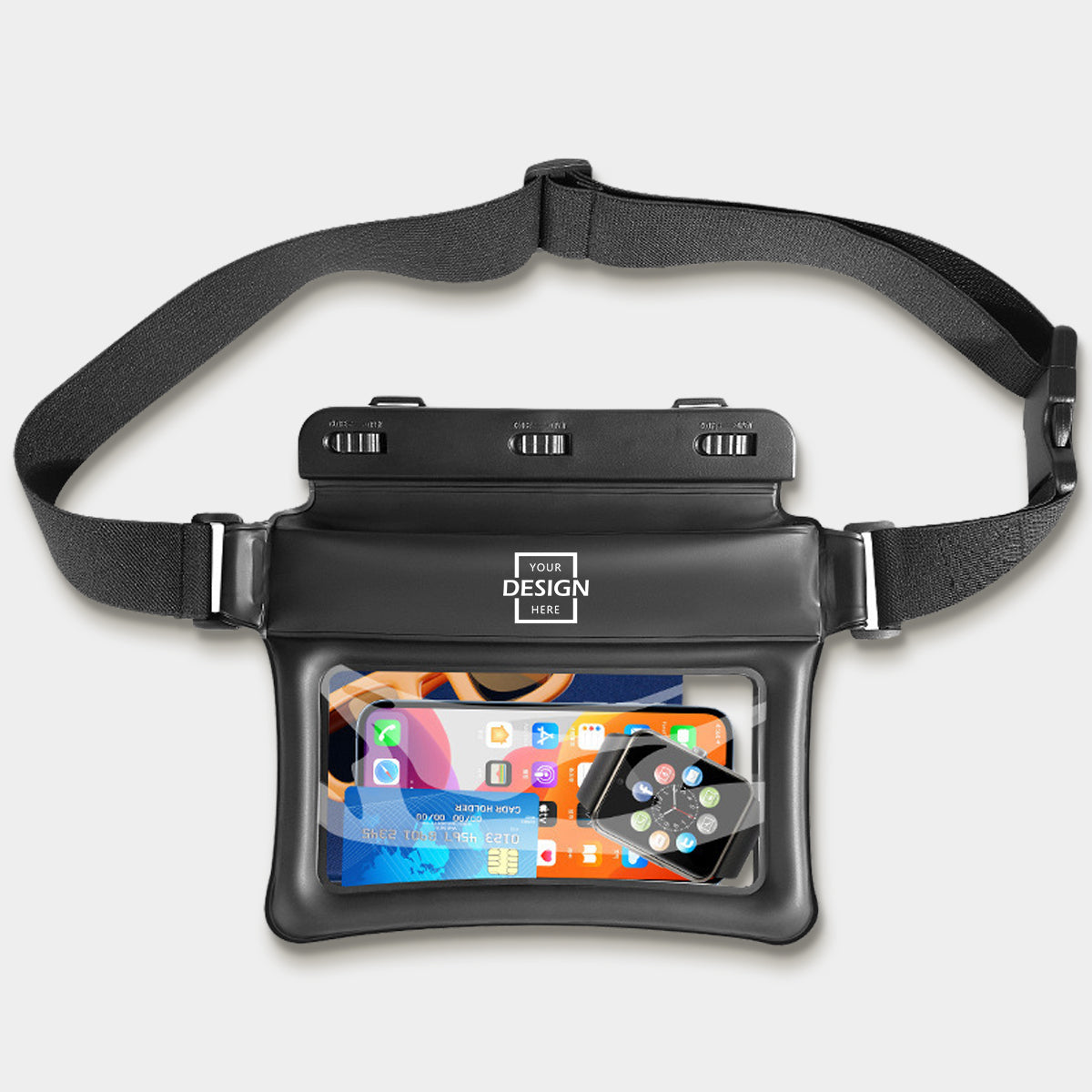 Mobile Phone Waterproof Bag Swimming Diving Floating Waterproof Crossbody Bag|手機防水袋遊泳潛水漂浮防水斜跨腰包BG27-39