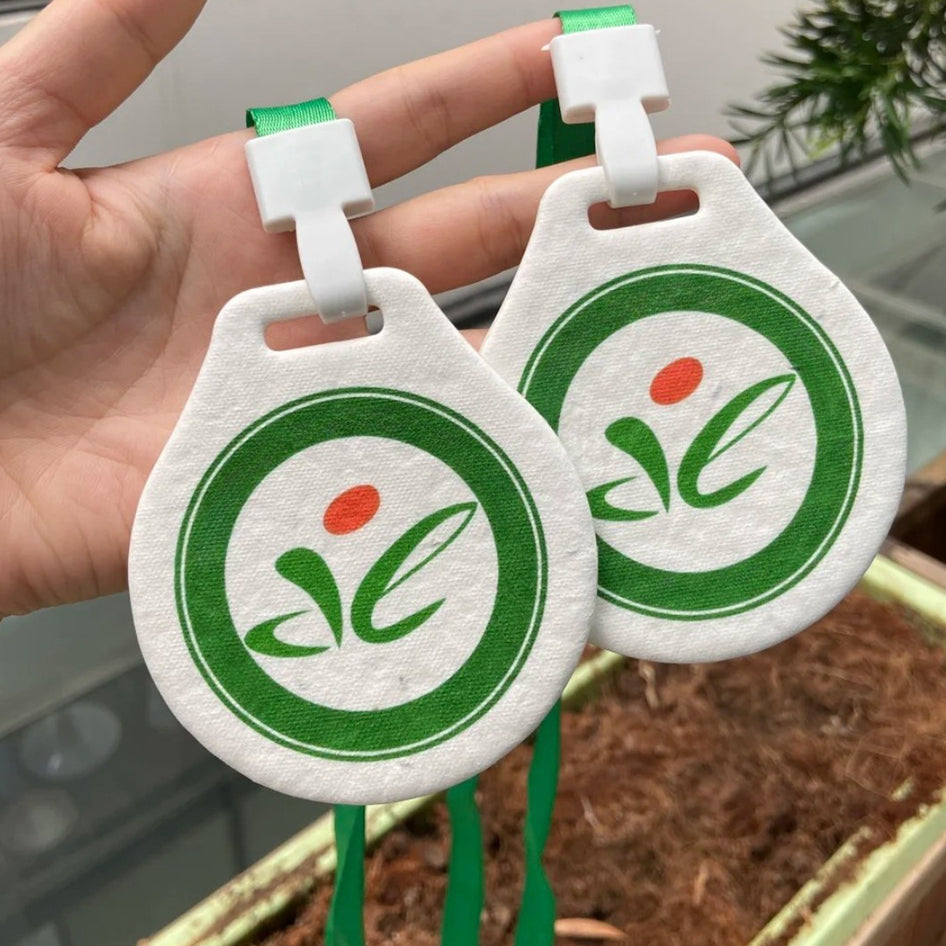ESG 環保 | 種子卡 Eco Seed Badge Card 種子紙獎牌 定制logo(客製化禮品)學校禮品 公司禮品 (副本)
