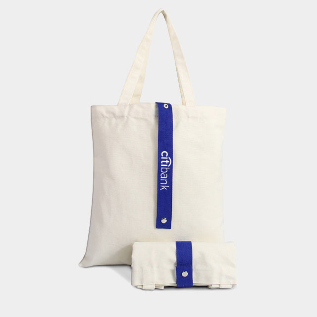 Foldable Canvas Tote Bag with Strap | 多功能彩色摺叠帆布袋 BG23-102
