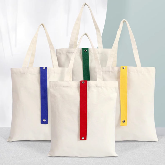 Foldable Canvas Tote Bag with Strap | 多功能彩色摺叠帆布袋 BG23-102