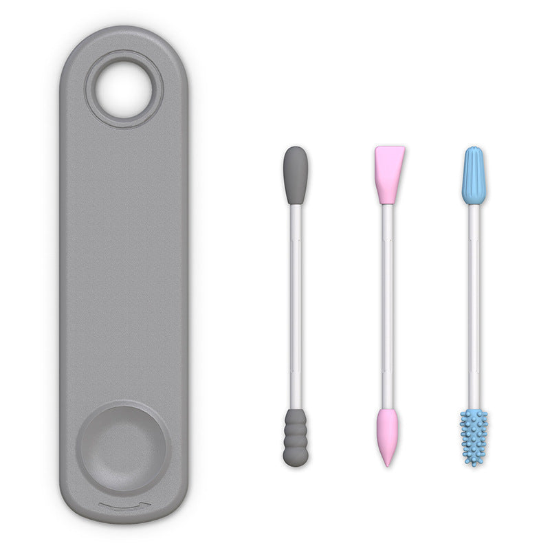 Custom Silicone Cotton Swabs | 定制環保多功能折疊矽膠棉簽