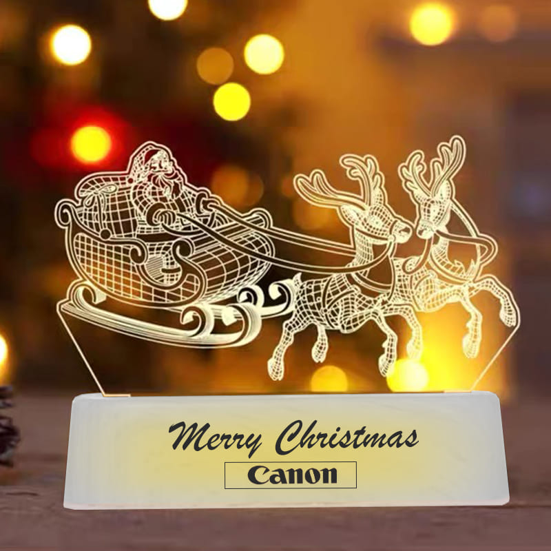 Customized Christmas acrylic lights Corporate gift | 聖誕節亞克力燈定制企業禮物 BG30-25