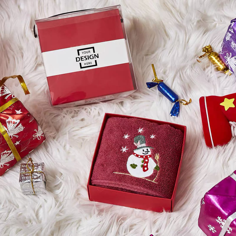 Christmas towel gift box customization corporate gifts | 定制聖誕節毛巾禮盒公司禮物 BG30-29