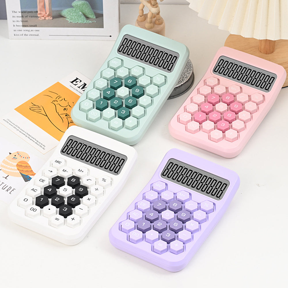 Creative Honeycomb Keypad Calculator | 創意蜂巢按鍵計算機 BG28-51