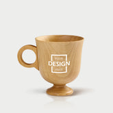 Custom High Quality Natural Beech Wood Coffee Cup 150ml