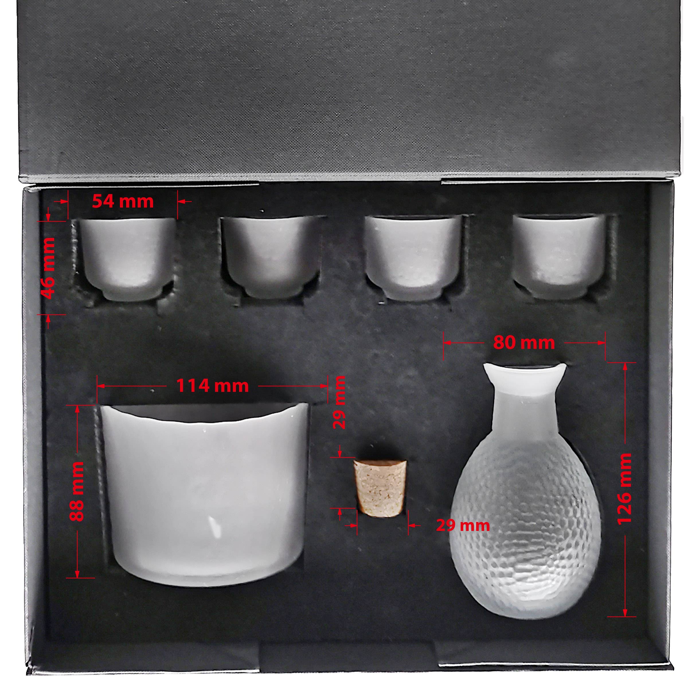 Japanese Hammered Sake Set