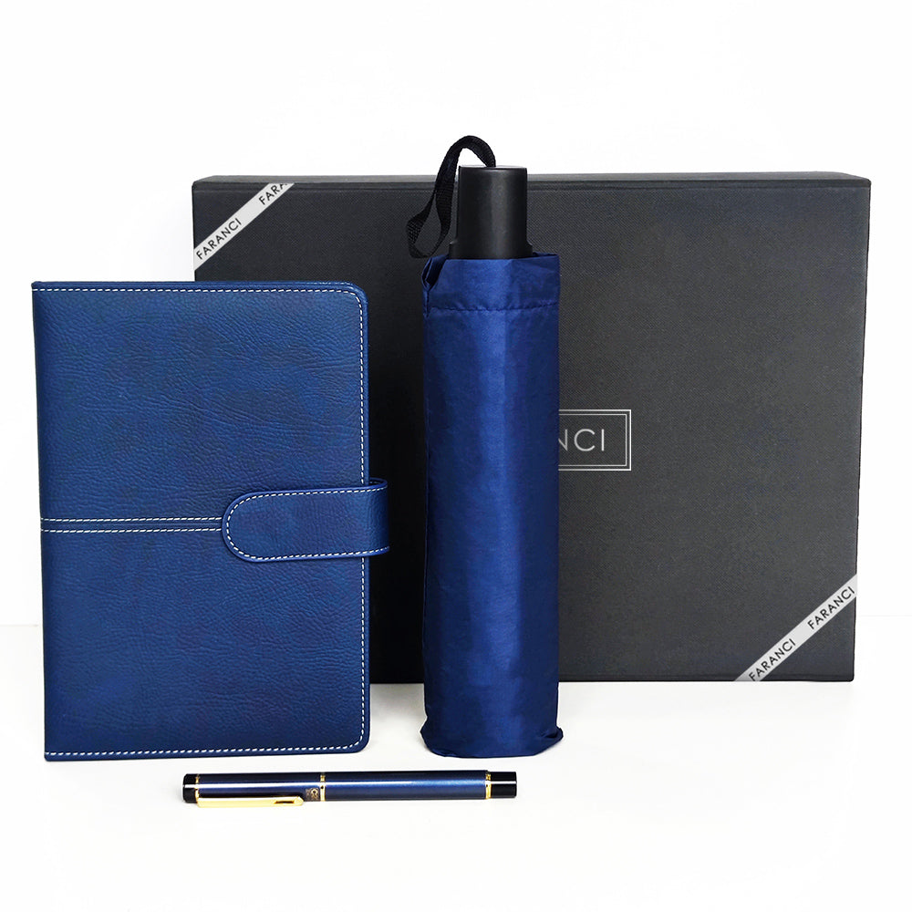 Sophisticated Blue Stationery Set