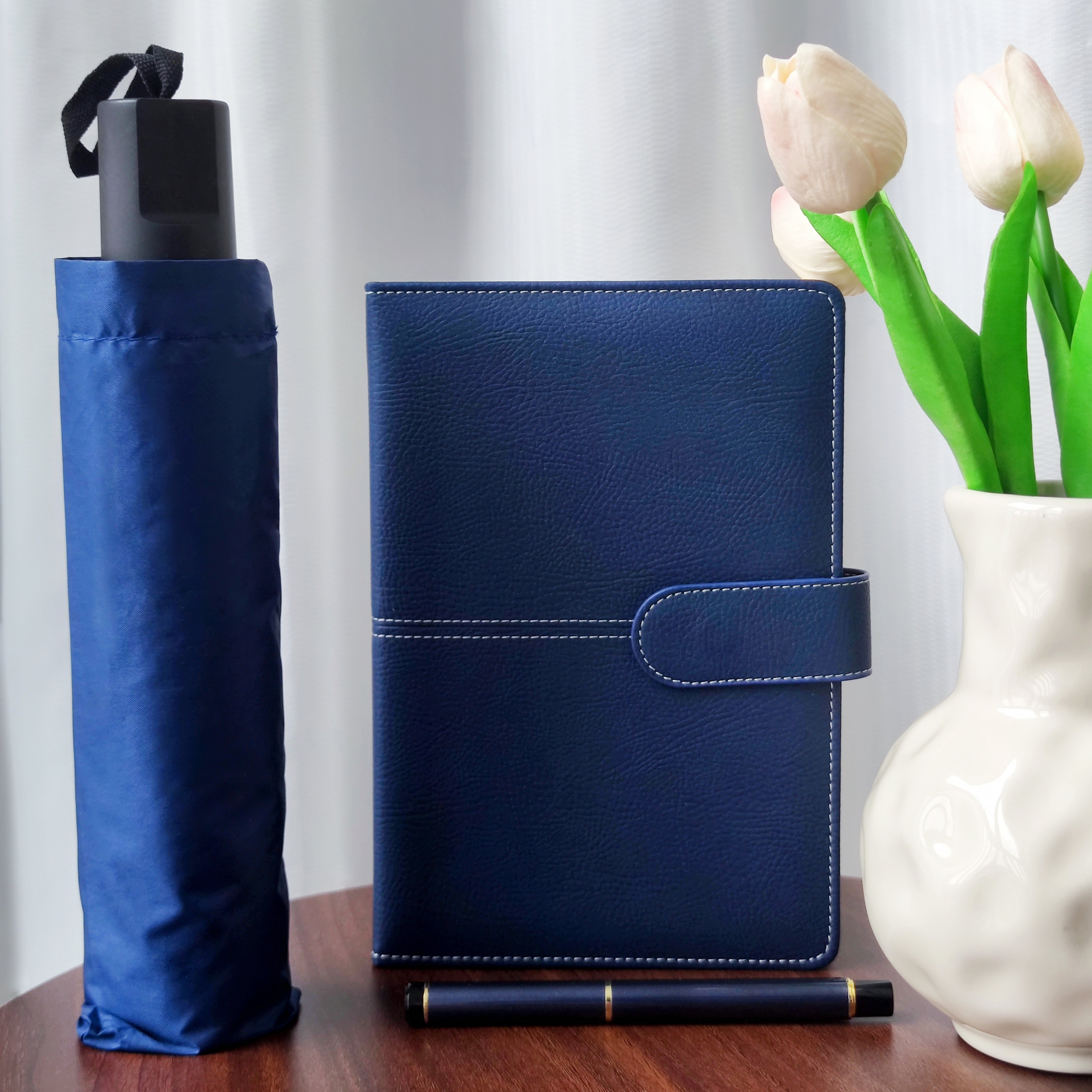 Sophisticated Blue Stationery Set