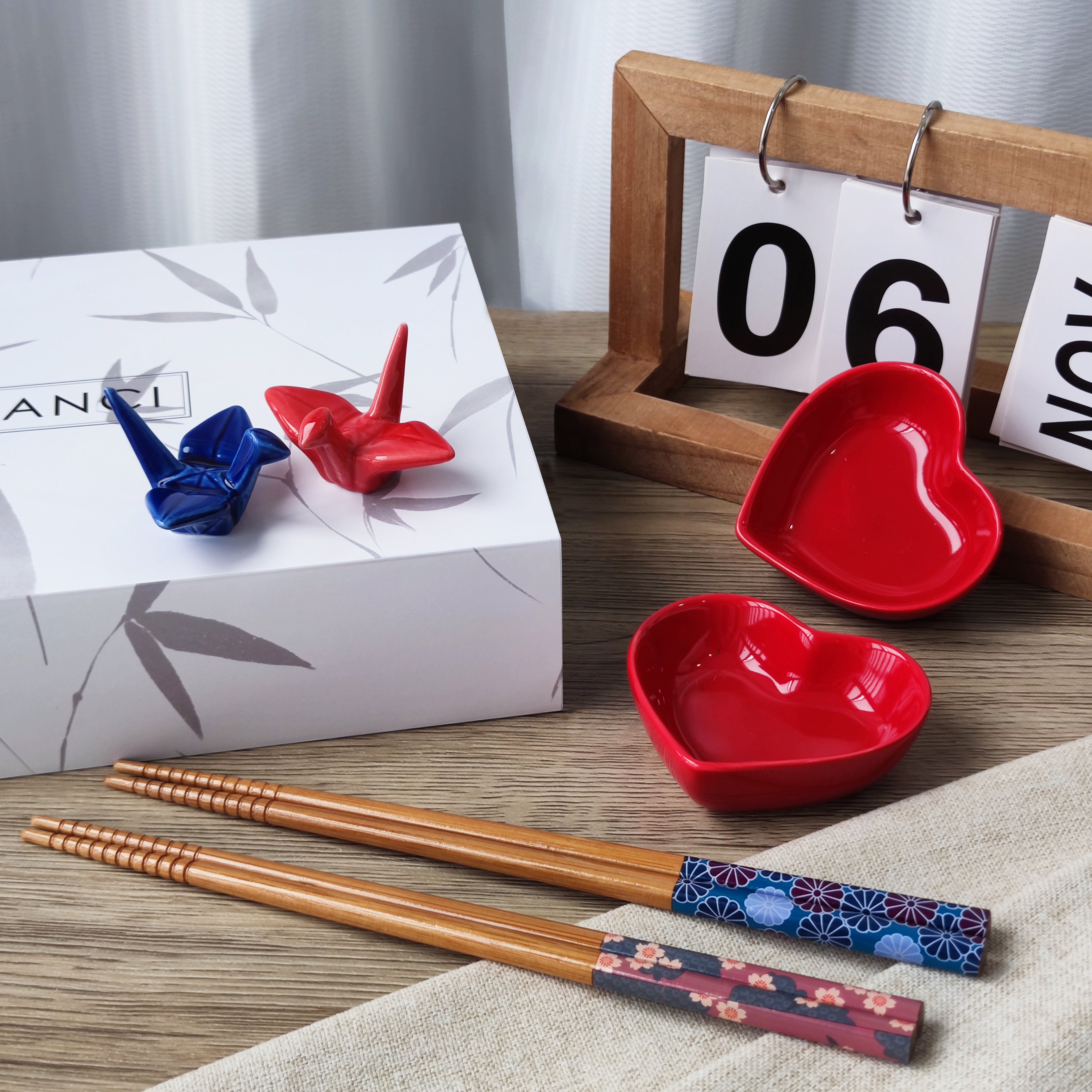 Japanese-style Patterned Chopsticks Gift Set