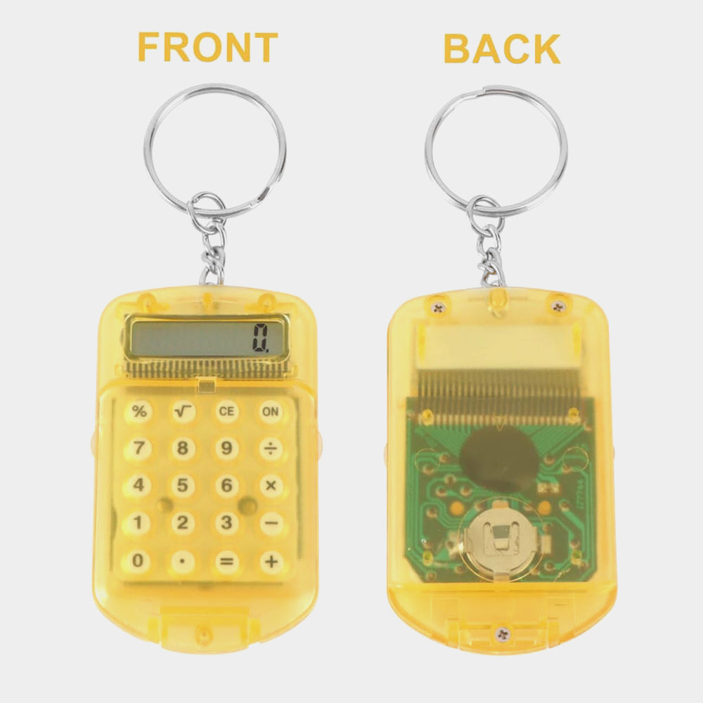Mini Flip-Top Calculator Keychain | 迷你翻蓋計算機匙扣 BG28-52
