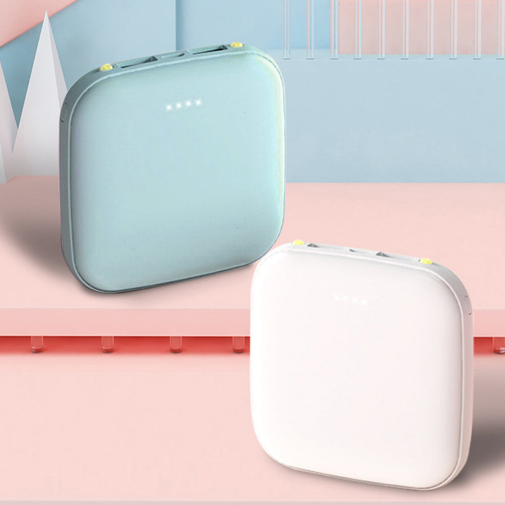 Customized Neck Hanging Fan + Power Bank + Retractable Charging Cable Business Gift Set BG28-34