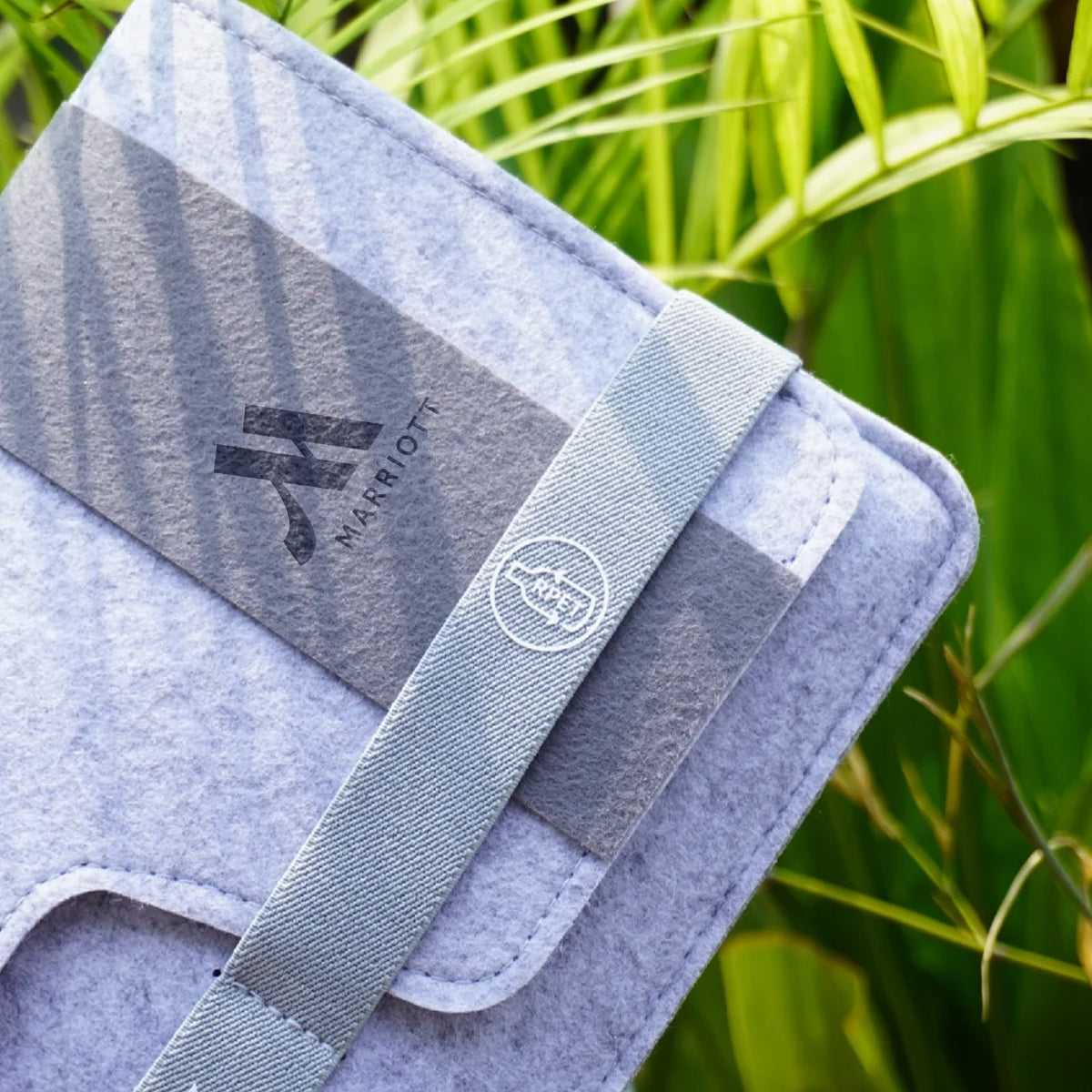 【定製】RPET再生材質筆記袋組合 內附軟木筆記本+軟木筆 輕便收納 環保實用