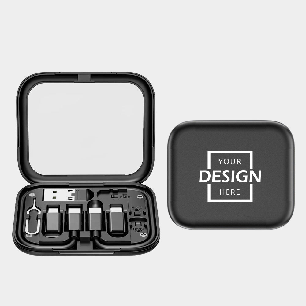 Charging Cable Case with Mirror | 多功能帶鏡數據線收納盒 BG27-26