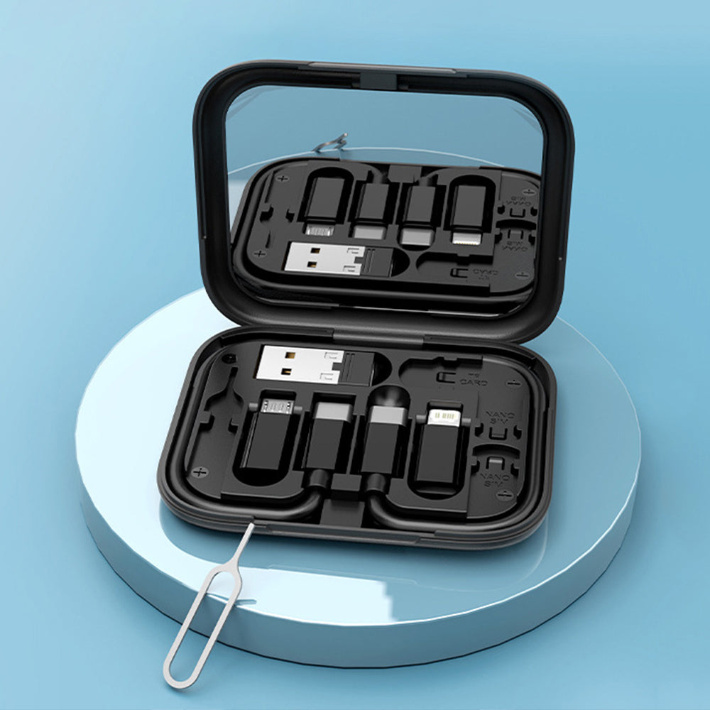 Charging Cable Case with Mirror | 多功能帶鏡數據線收納盒 BG27-26