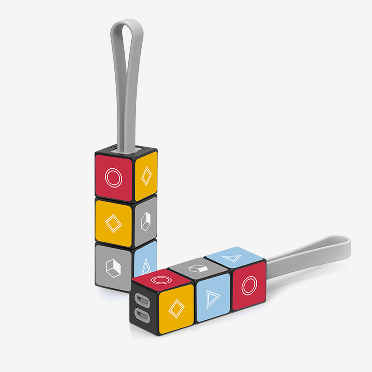 Multifunctional 3-in-1 data cable with customized logo | Marketing gift Business gift Keychain