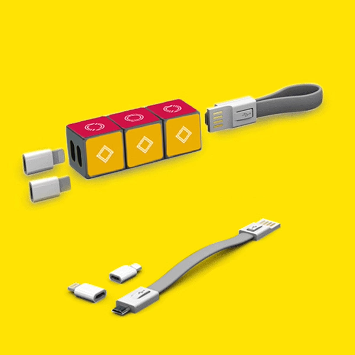 Multifunctional 3-in-1 data cable with customized logo | Marketing gift Business gift Keychain