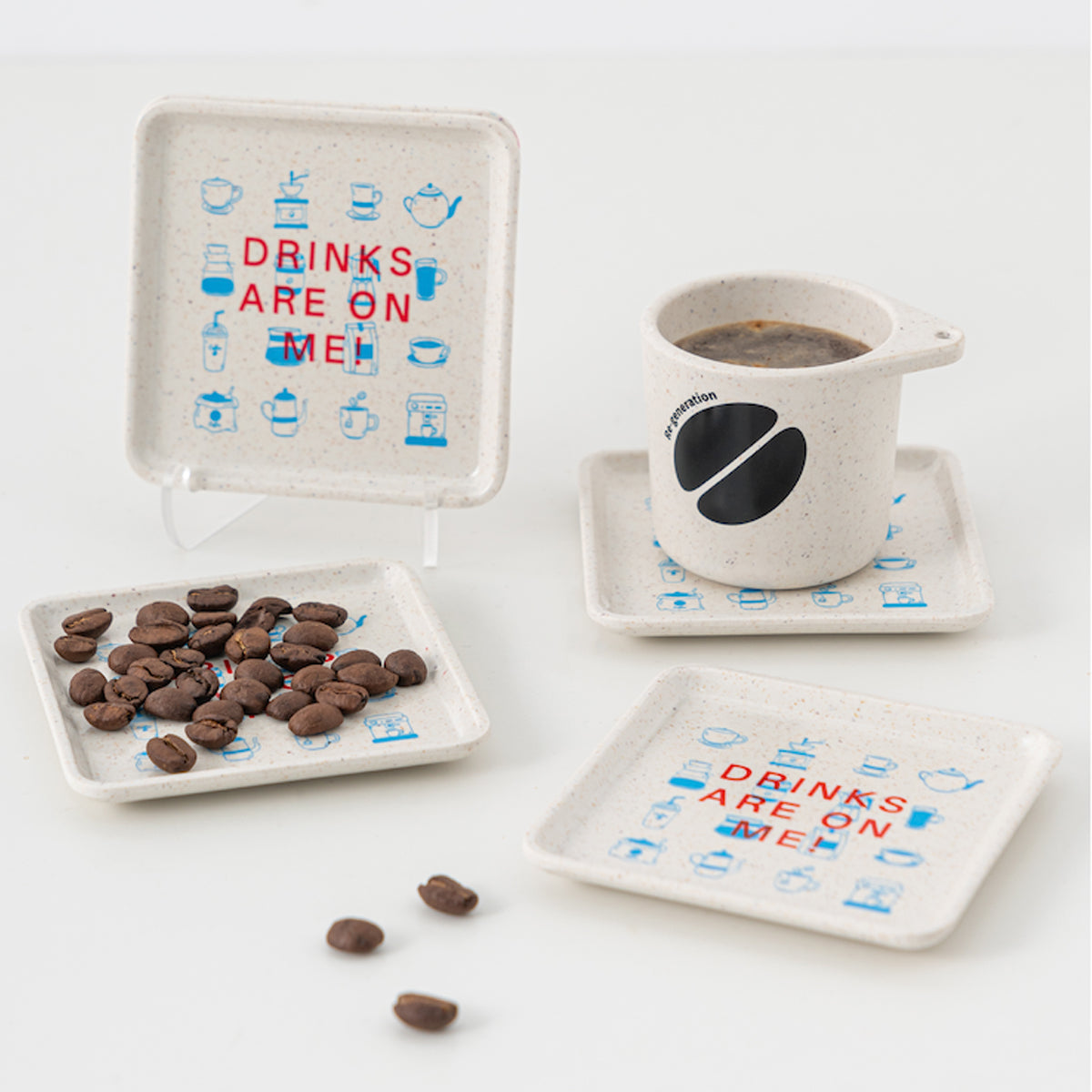 ESG|咖啡渣杯墊 Eco-Friendly 企業定制產品 促銷禮物