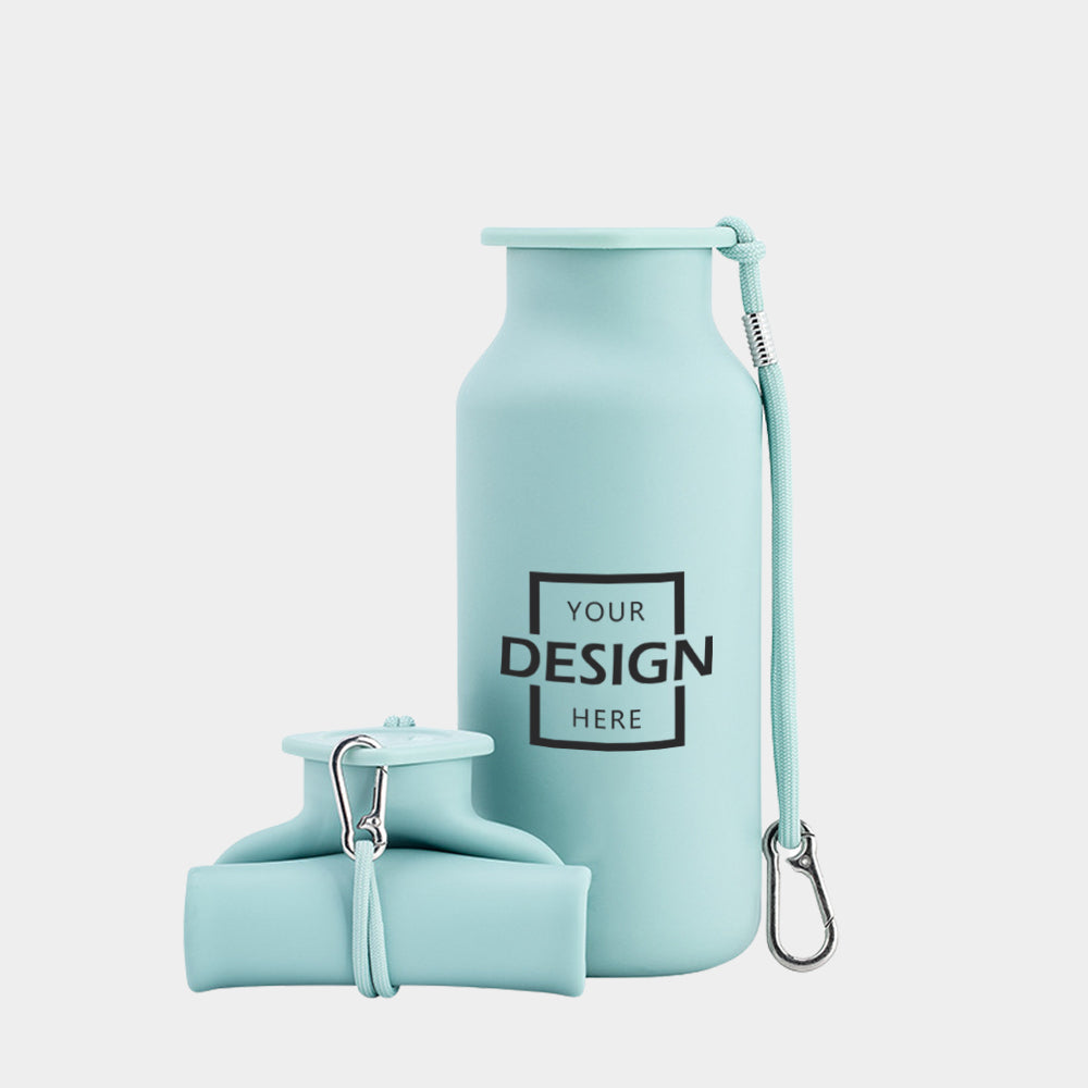 Silicone Folding Leak Proof Bottle | 600ml 矽膠折叠大容量水樽 BG26-145