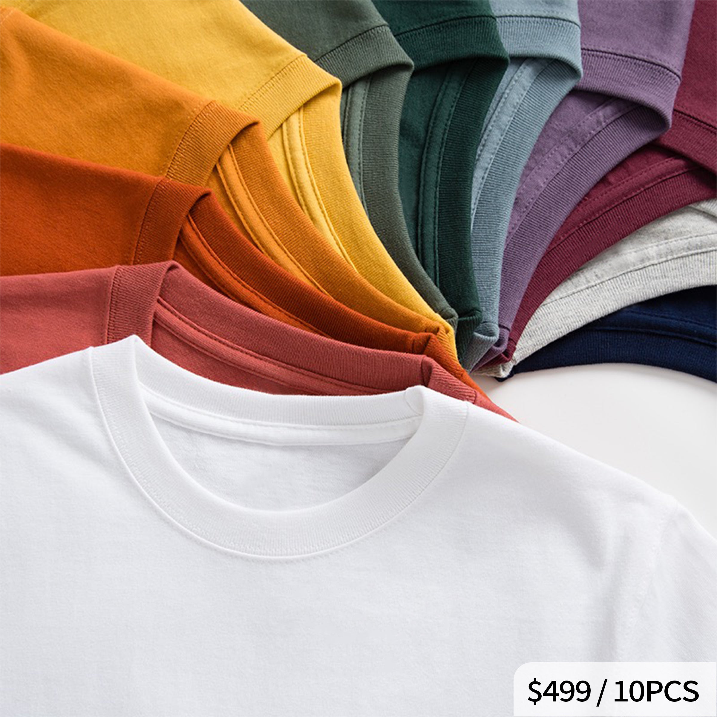 【Brand Gifts】T-shirt Customization T-shirt printing logo x 10pcs | 工作服定制 香港