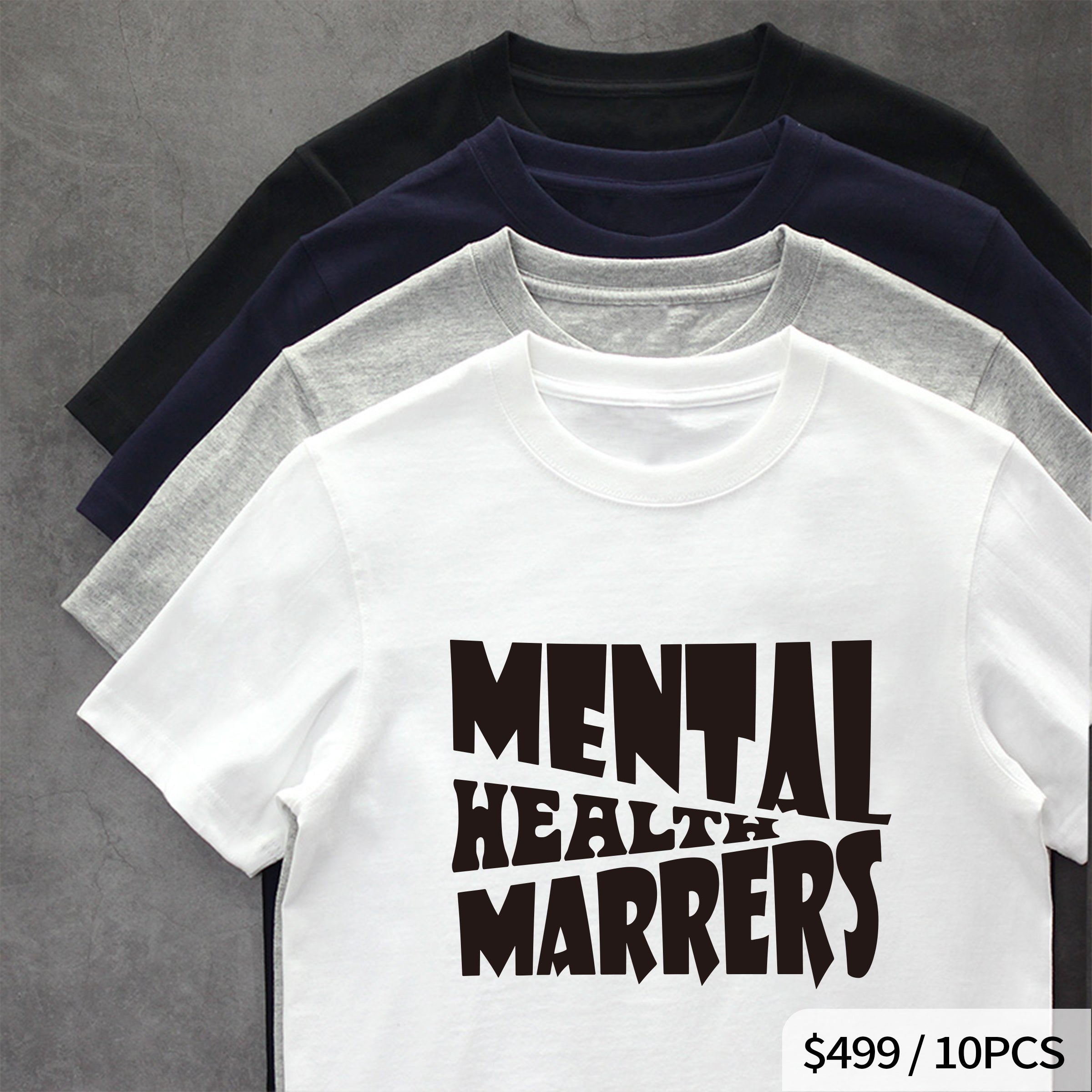 【Small Amount Gifts】T-shirt Customization T-shirt printing logo x 10pcs