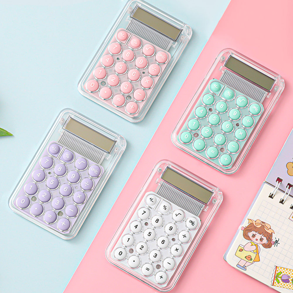 Transparent Silicone Calculator | 矽膠掣透明計算機 BG28-53