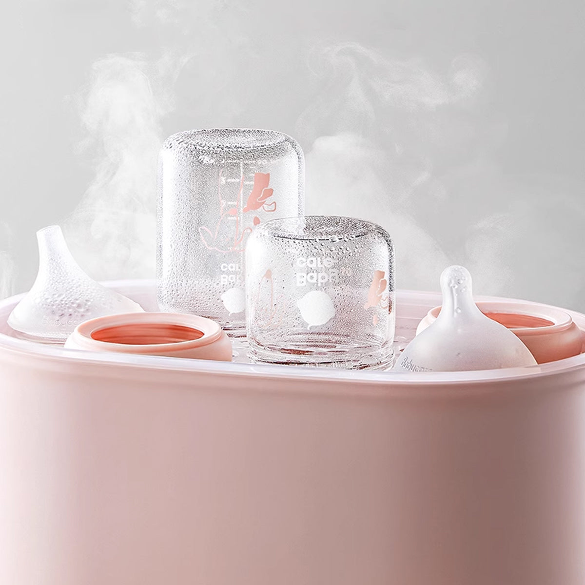 Babycare | babycare歪頭玻璃奶瓶新生嬰兒0到6個月無定制 BG07-25
