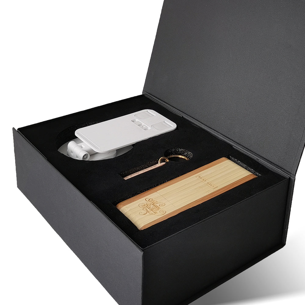 Environmentally friendly wooden pen mobile phone holder gift box BG19-20