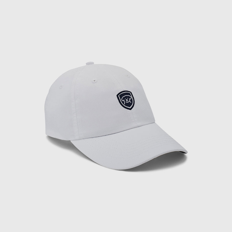 【Gift Shop × White Puppy Badge Show Hat】白色小狗徽章性能帽子