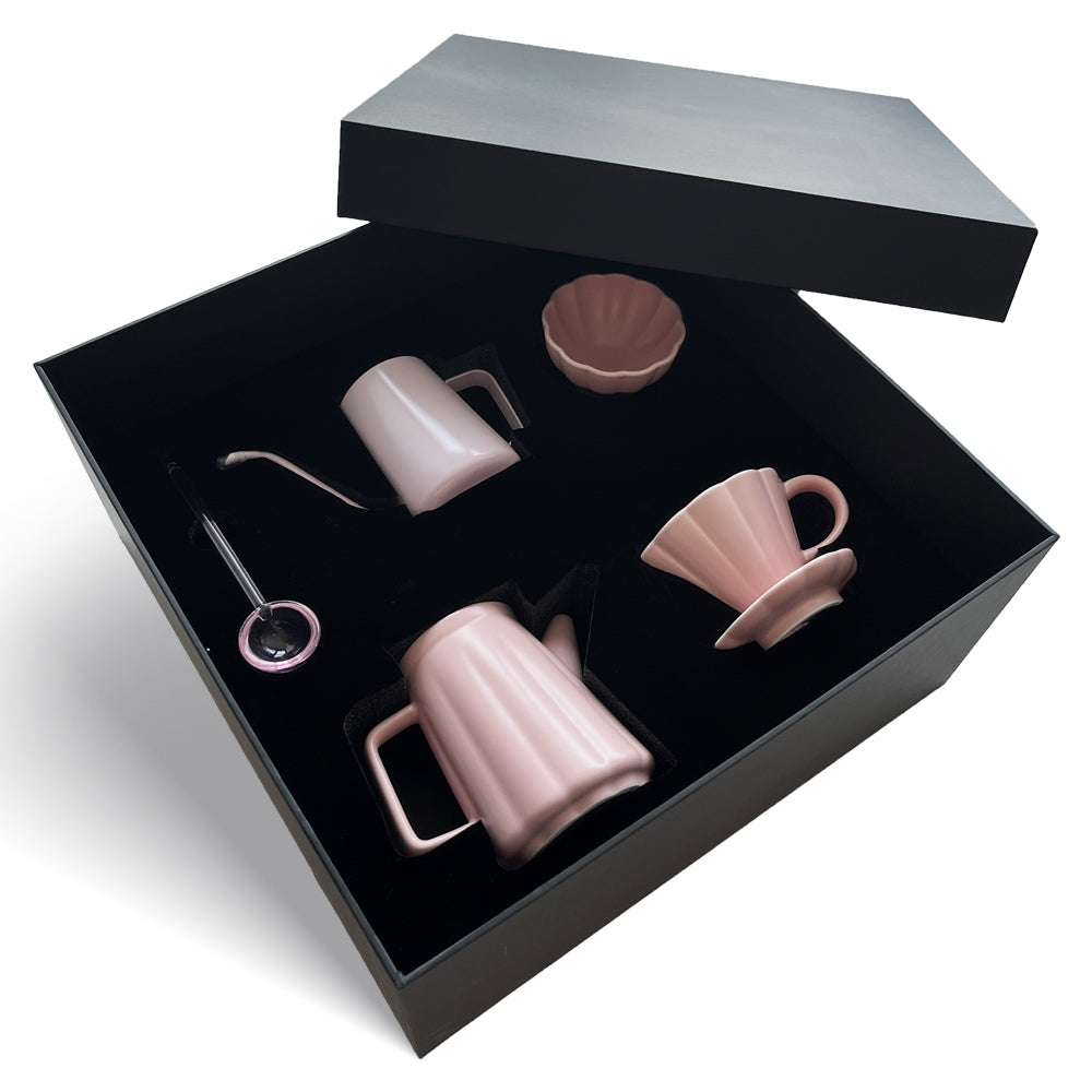 Pink Coffee Utensils Kit