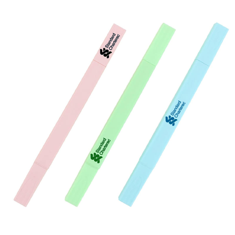 Highlighter Custom Double-ended Marker Pen Student Gift BG22-60