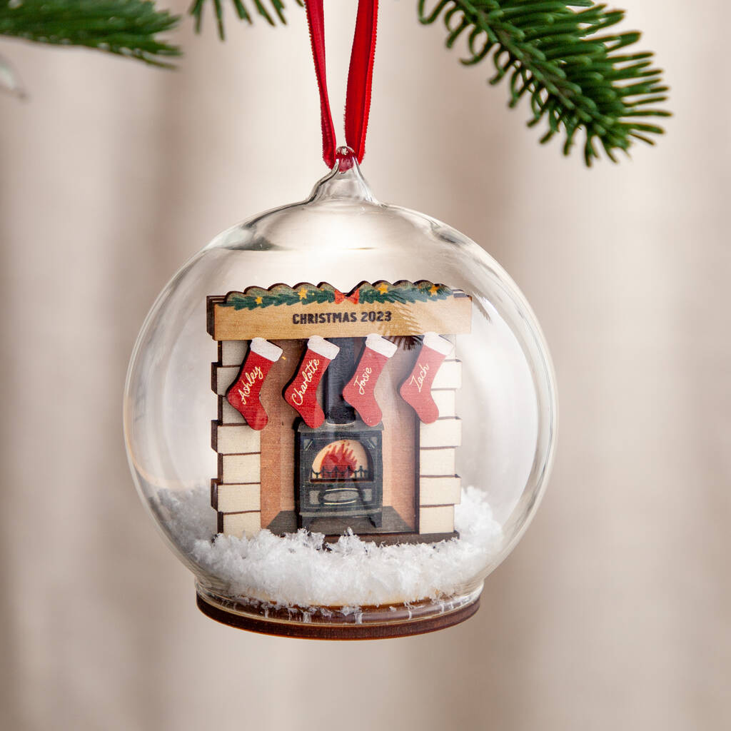 Personalised 3D Stockings Bauble | 客製化3D圖案聖誕襪擺件聖誕球