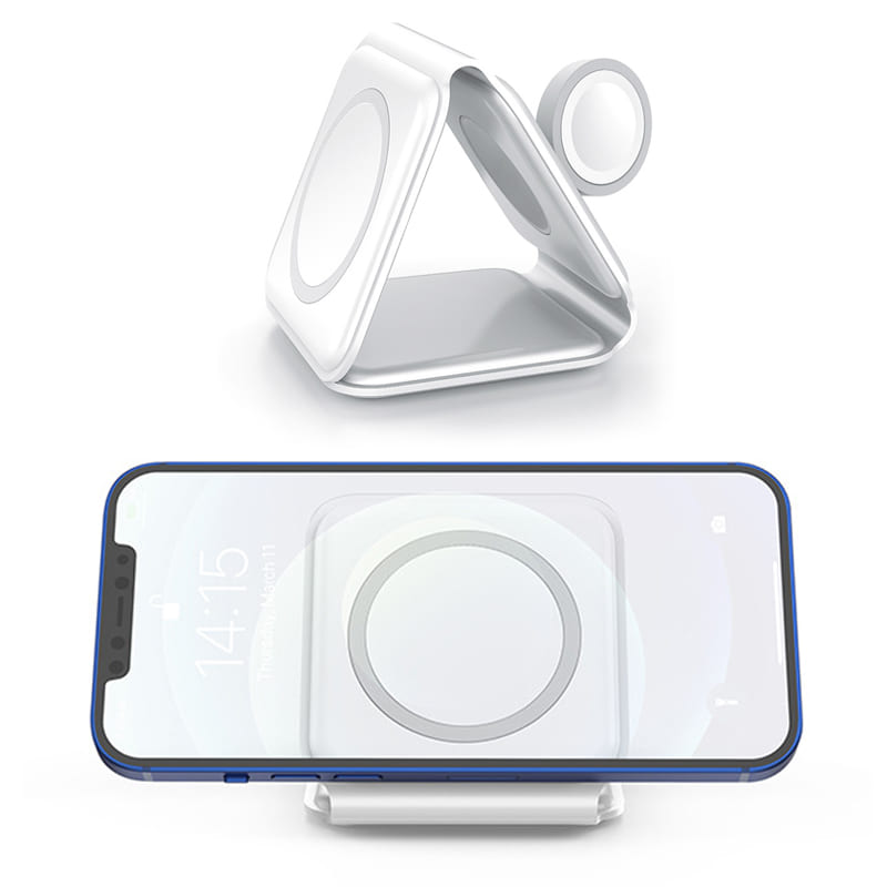 3-in-1 foldable magnetic wireless charger | 三合一折疊磁吸無線充電器 BG28-71